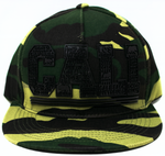 Snapback Cap Rubber Cali Cities, Camo