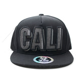 Snapback Black Cali Pin Stripe Letters