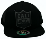 Snapback Cap California Republic Bear Shield (Mesh), Black