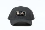 Baseball Cap Hustle Gold Plate(adjustable), Dark Grey