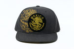 Snapback Cap Gold Mexico Coat of Arms, Heather Grey