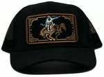 Baseball Cap Western Patch Rodeo, Black