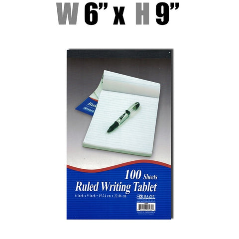 Stationery - Ruled Writing Tablet