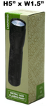4" Flashlight, Metal Black