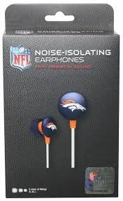 NFL Noise-Isolating Earphones - Denver Broncos
