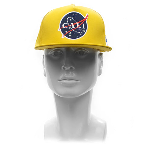 Snapback Cap - Cali Space, Mustard