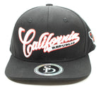 Snapback Cursive California Republic, Black