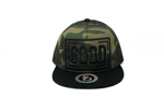 Snapback Cap -  Good Vibes Camo w/Black Bill