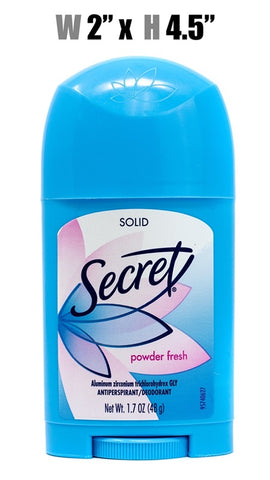 Deodorant Secret Powder Fresh, 1.7 Oz