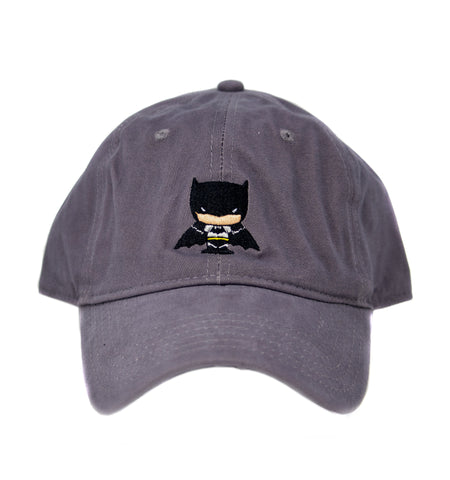 Dad Cap - Batman Chibi, Dark Grey
