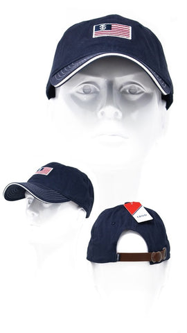 Baseball Cap - Izod  Flag, Navy