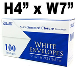 Stationery - White Envelopes Small - 100 ct.