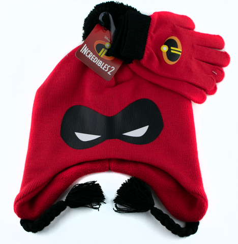 Disney Incredibles 2 Hat & Glove Set
