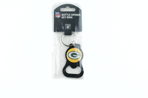 NFL Bottle Opener Key Ring - Green Bay Packers