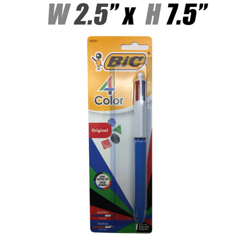 Stationery - Bic 4 Color Ball Point Pen