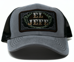 Baseball Cap Western Patch El Jefe, Grey