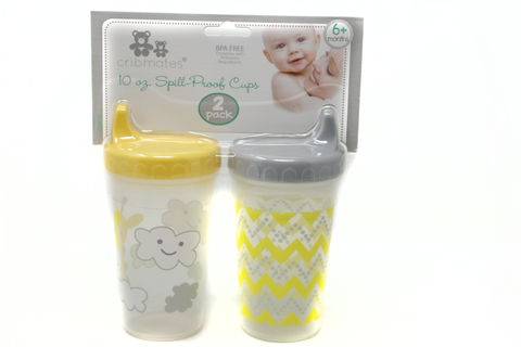 Baby Supplies - Cribmates Spill-Proof Cups 10 oz (CM49230)