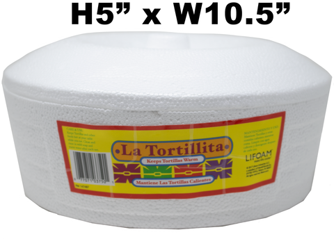 Styrofoam Tortilla Warmer