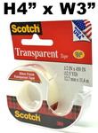 Stationery - 3M Scotch Transparent Tape 1/2" x 450"