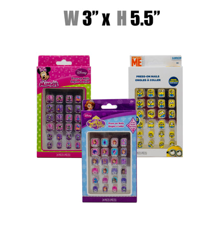 Toys $2.59 - Press-On Nails, Asst'd Licensed Characters