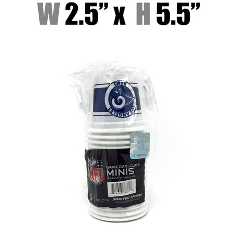 NFL Game Day Cups Minis 18 pk - Rams