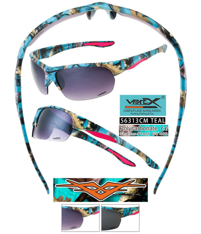 SP #56313-TEAL Cali Collection Sunglasses