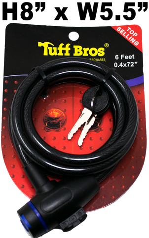 Bicycle Supplies - Tuff Bros Spiral Lock