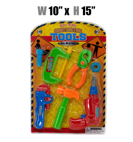 Toys $2.99 - Construction Tools, 7 Pc Playset