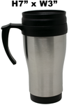 Insulated Tumbler Cup - Screw-On Lid with Handle