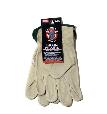 El Toro Gloves - Grain Pigskin M