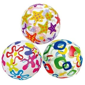 59050 - Lively Print 24" Beach Balls, Polybag