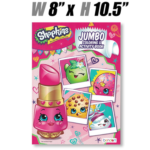 Stationery - Shopkins Jumbo Coloring & Activity Book