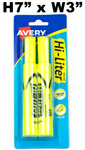 Stationery - Avery Hi-Liter, 2 Pk