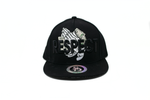 Snapback Cap -  Respect Praying Hands w/Money, Black