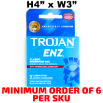 Trojan - ENZ Classic w/Spermicidal Lubricant, 3 Ct