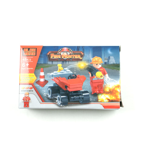 Toys $2.99 - Blok Head - Fire Fighter