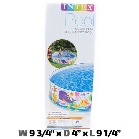 56452 - Ocean Play Snapset Pool - 6' x 15"