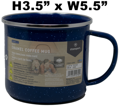 Enamel Coffee Mug - 22oz