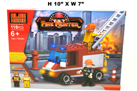 Toys $5.99 - Blok Head Fire Fighter