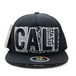 Snapback Cali Black Tri Patterned Background