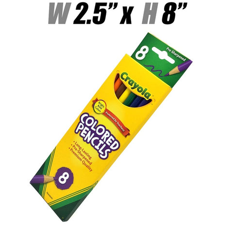 Stationery - Crayola Colored Pencils, 8 Pk
