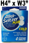 Alka Seltzer Plus Cold - 4 Tablets