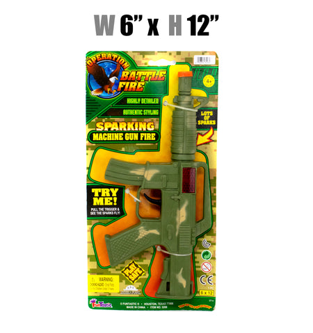 Toys $2.59 - Battle Fire Sparking Machine Gun Fire