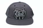 Snapback Cap - Cali Shield, Dark Gray