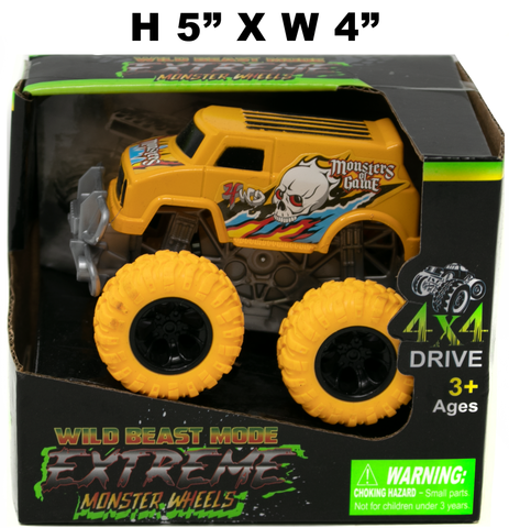 Toys $3.99 Extreme Monster Wheels