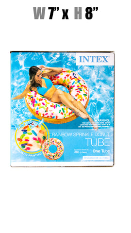 56263 - Rainbow Sprinkle Donut Tube - 45"