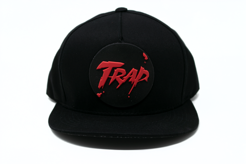 Snapback Cap Trap Patch, Black