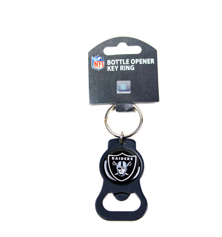 NFL Bottle Opener Key Ring - Raiders