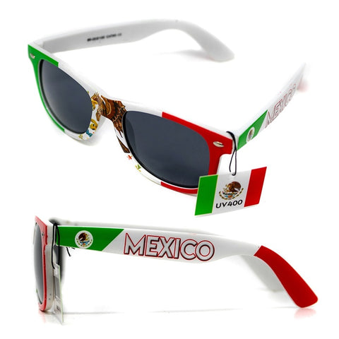 SP #W11MF Mexican Flag Salter's Shades Sunglasses