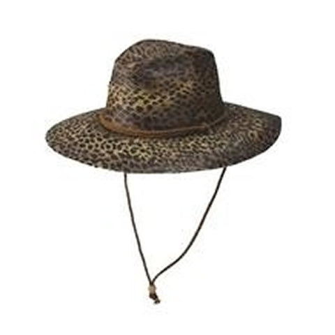 Peter Grimm Cheetah Outback Hat - Slater Brown - O/S
